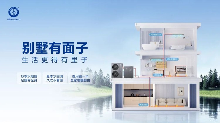 jxf吉祥坊别墅有面子生活更得有里子全屋冷暖方案场景图