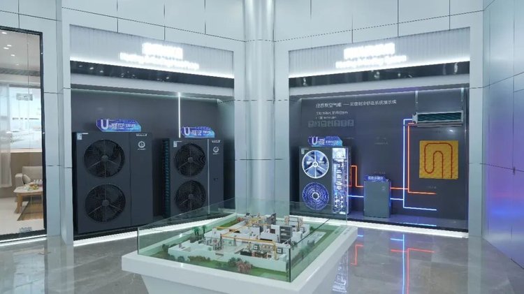 jxf吉祥坊空气能品牌展厅内部实景