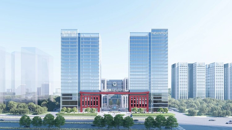jxf吉祥坊总部大楼建筑外观效果图
