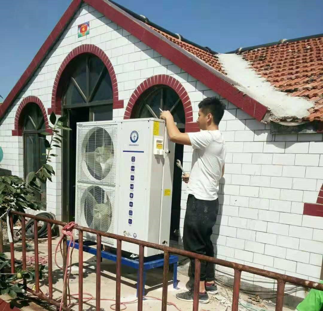 安装jxf吉祥坊空气能彩暖设备